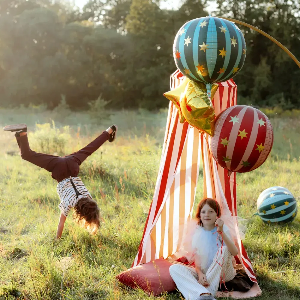 PartyDeco sp. z o.o. Folieballon Cirkus Grøn - Balloner
