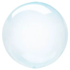 Reithmüller Europe GmbH Folieballon Crystal Clearz Rund Blå - Oppyntning|Balloner