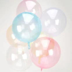 Reithmüller Europe GmbH Folieballon Crystal Clearz Rund Blå - Oppyntning|Balloner