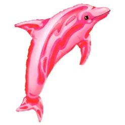 Ballongkungen AB Folieballon Delfin Lyserød - Balloner