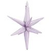 PartyDeco sp. z o.o. Folieballon 3D Stjerne Lilla - Oppyntning|Balloner
