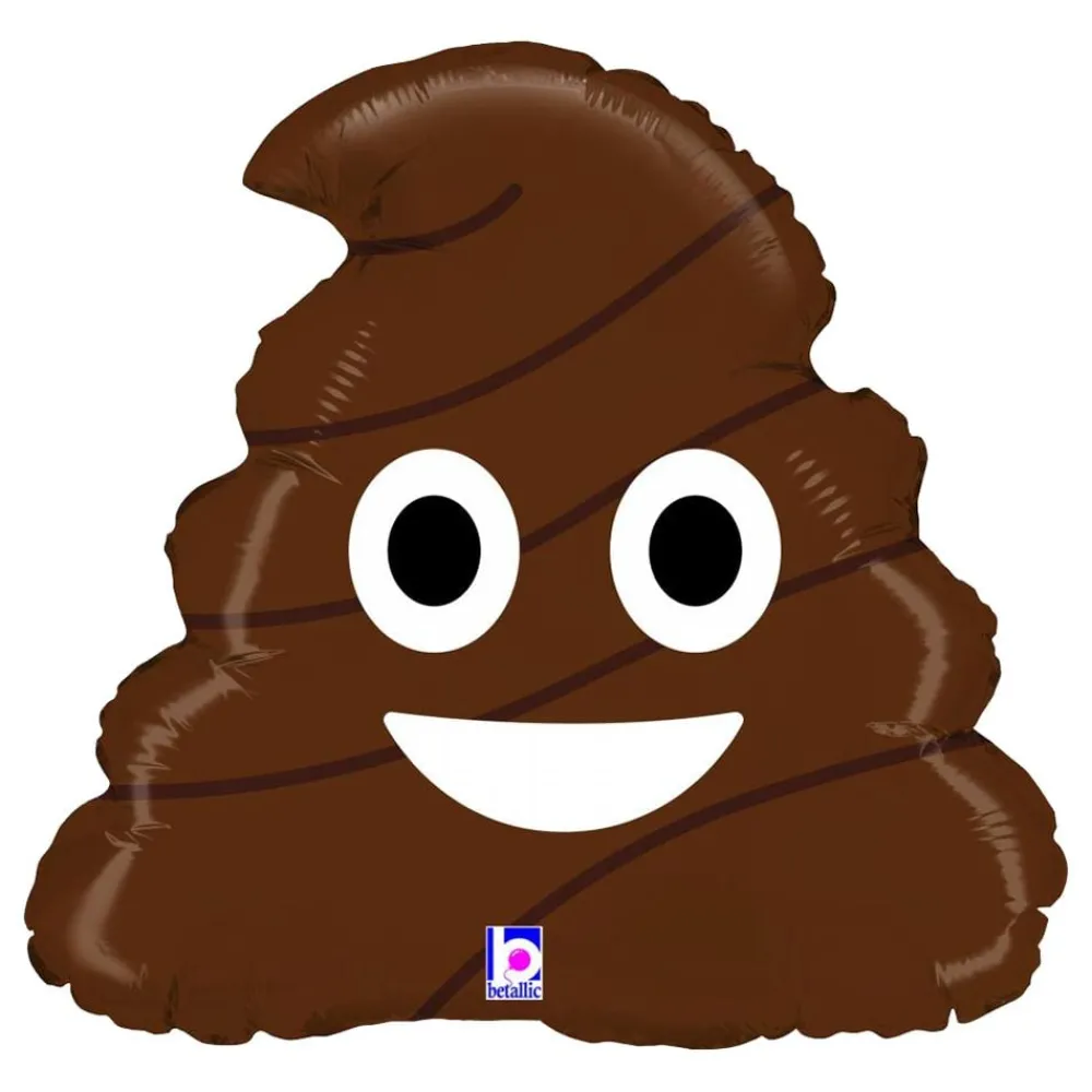 Ballongkungen AB Folieballon Emoji Poo - Balloner