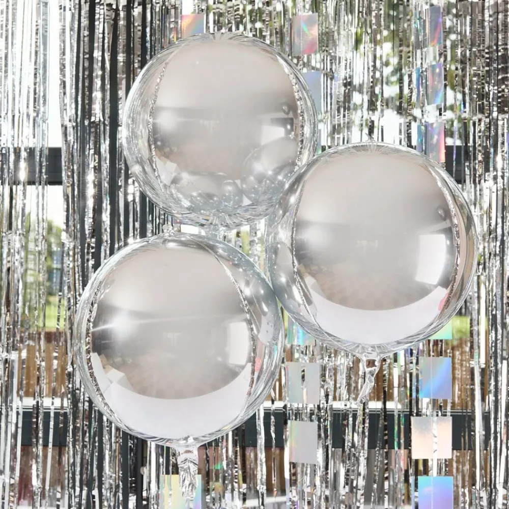 CG Global Products Ltd Folieballoner Orbz Sølv - Oppyntning|Balloner