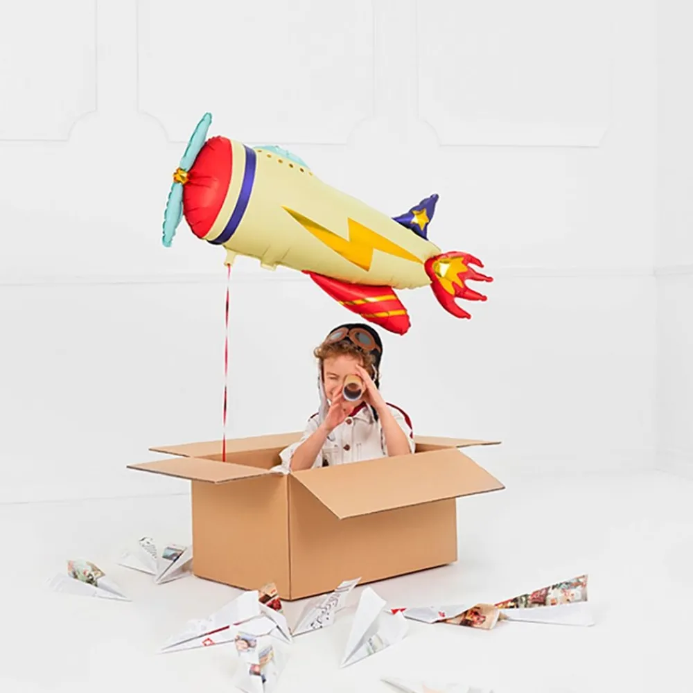 PartyDeco sp. z o.o. Folieballon Flyvemaskine Shape - Balloner