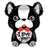 Hisab/Joker Company AB Folieballon Fransk Bulldog - Balloner