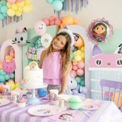 PartyDeco sp. z o.o. Folieballon Gabbys Dukkehus med Flæsekant - Balloner