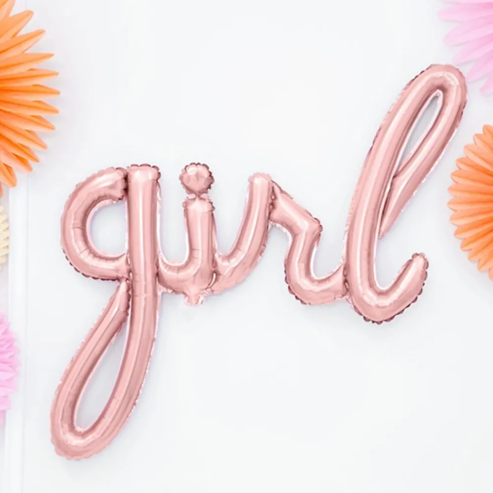 Outlet PartyDeco sp. z o.o. Folieballon Girl Roséguld