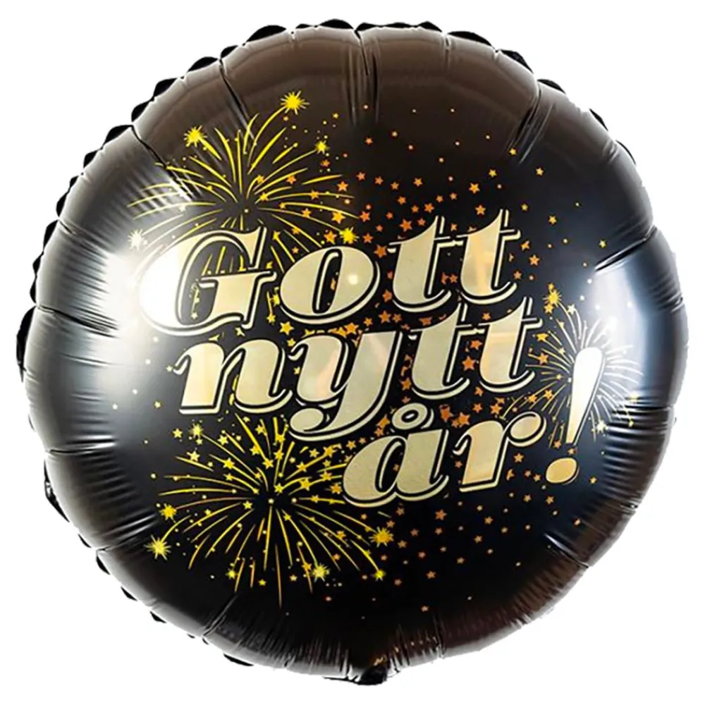 Ballongkungen AB Folieballon "Gott Nytt År" - Oppyntning|Balloner