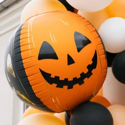 PartyDeco sp. z o.o. Folieballon Halloweengræskar Two Face - Balloner
