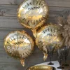 New Santex Folieballon Happy Birthday Guld