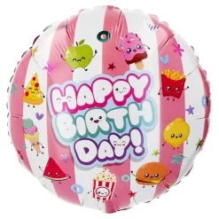 Outlet Folat B.V. Folieballon Happy Birthday Kawaii