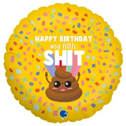 Ballongkungen AB Folieballon Happy Birthday My Little Shit - Balloner