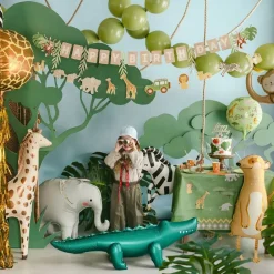 PartyDeco sp. z o.o. Folieballon Happy Birthday Safari Party - Balloner