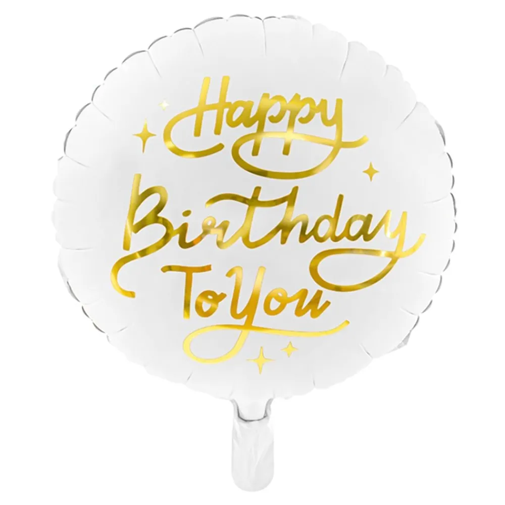 PartyDeco sp. z o.o. Folieballon Happy Birthday To You - Balloner