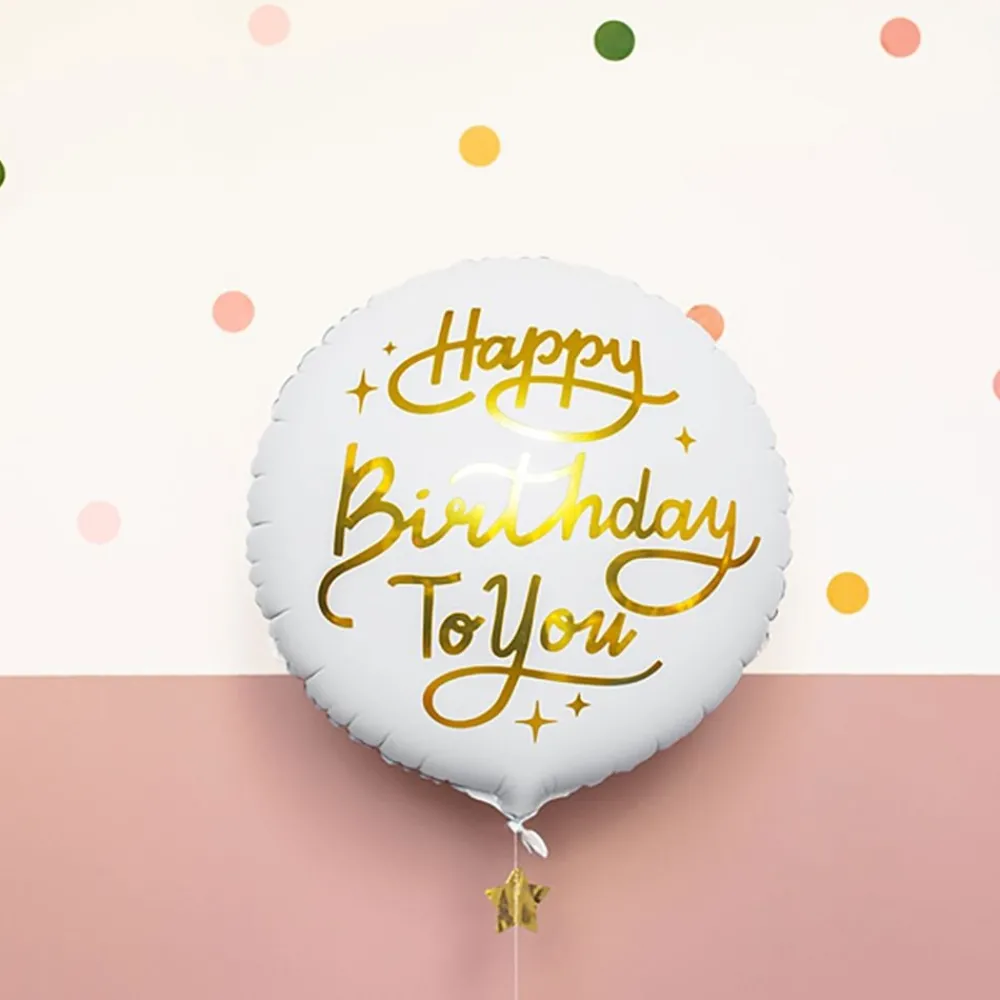 PartyDeco sp. z o.o. Folieballon Happy Birthday To You - Balloner