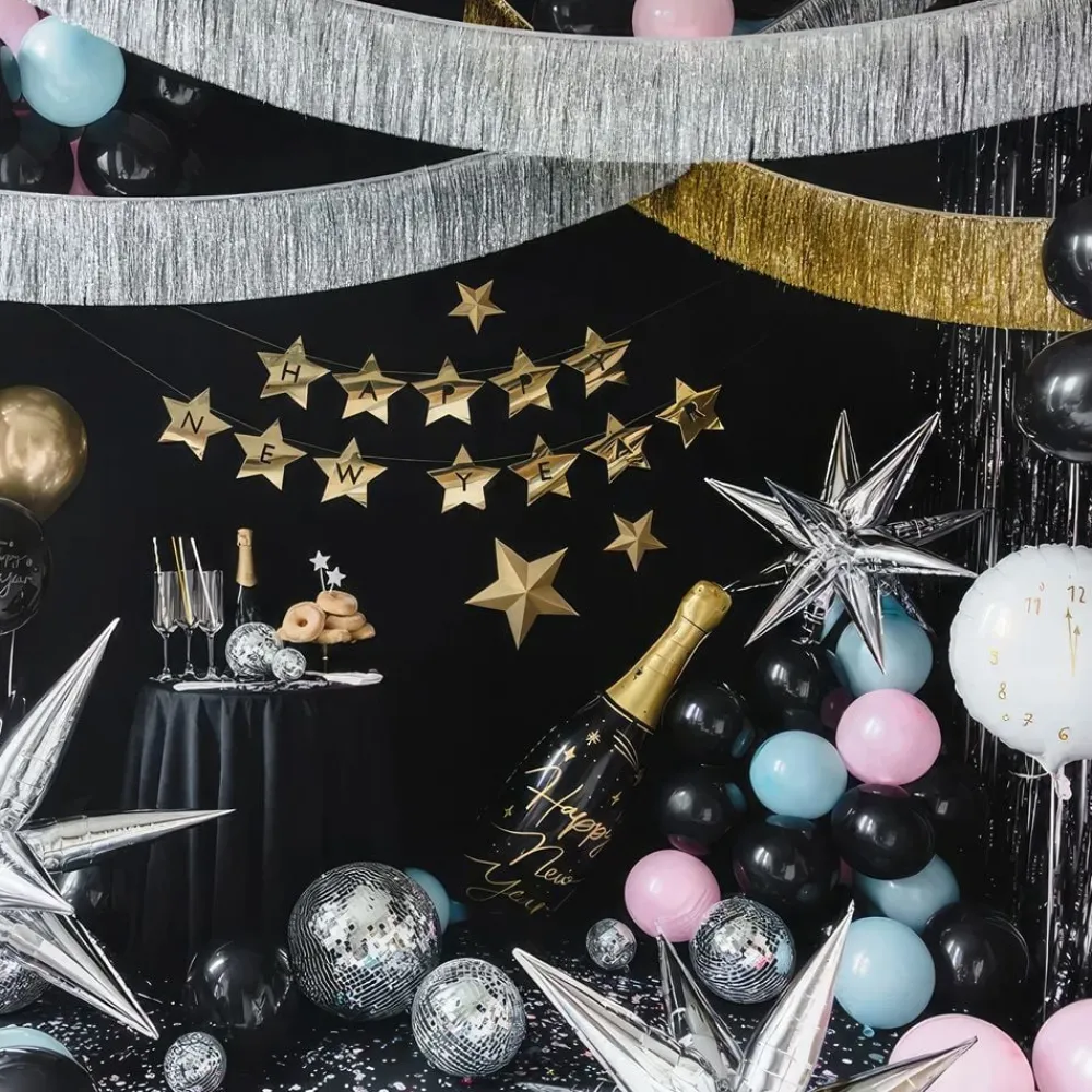 Best PartyDeco sp. z o.o. Folieballon Happy New Year Champagneflaske