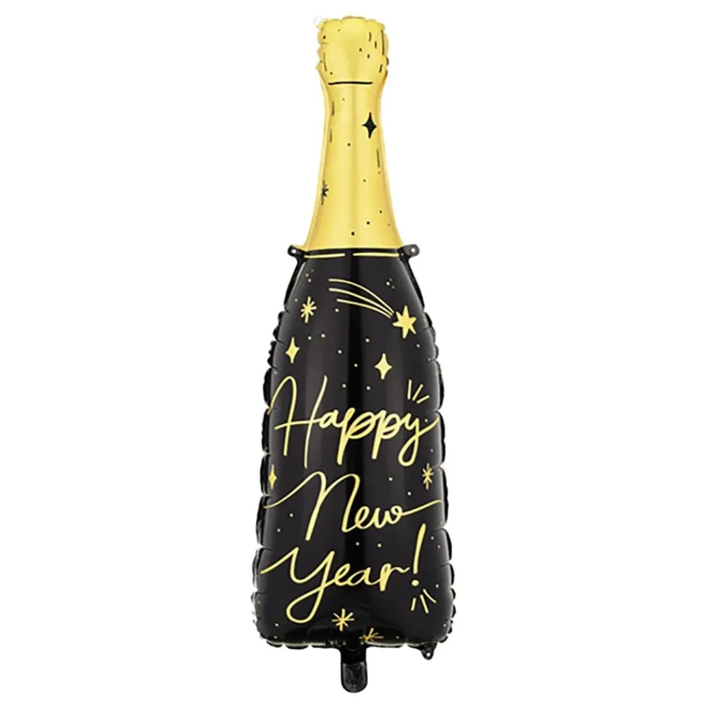 Best PartyDeco sp. z o.o. Folieballon Happy New Year Champagneflaske