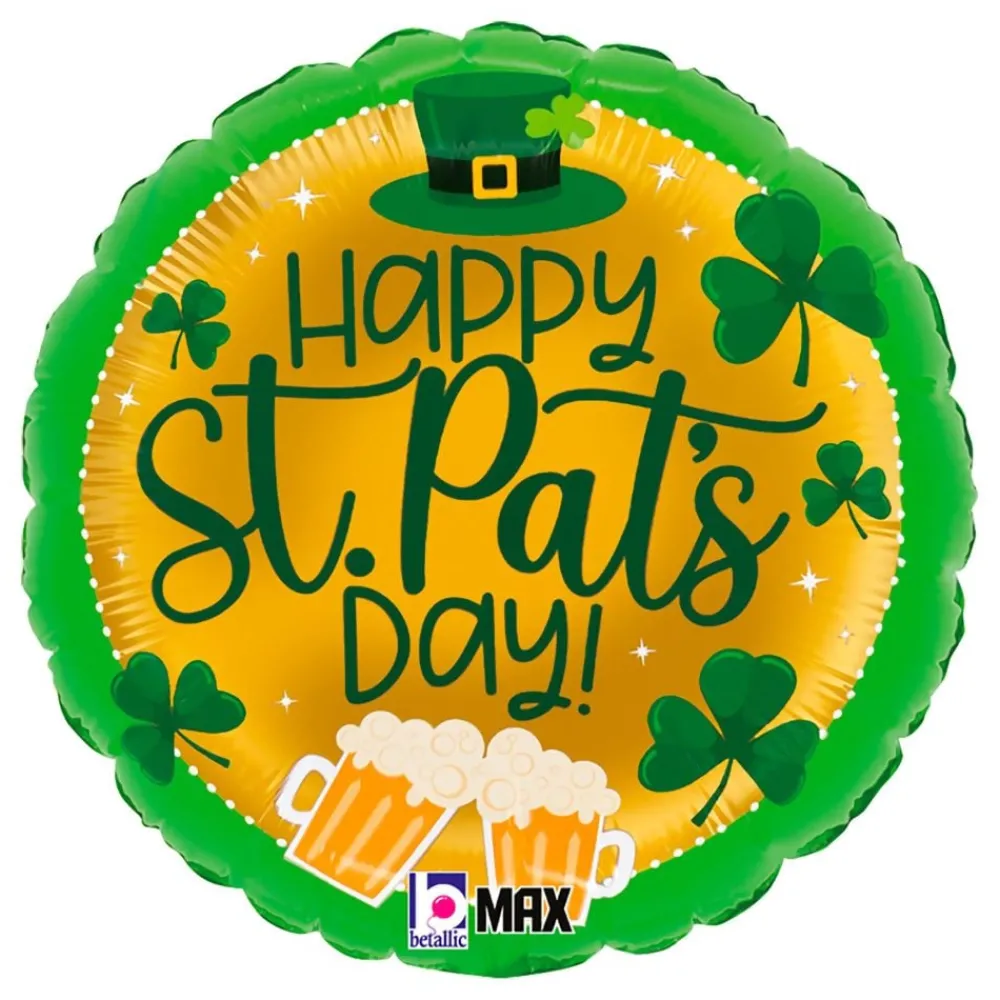 Online Ballongkungen AB Folieballon Happy St. Pat's Day