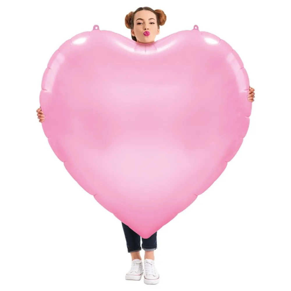 Globos Europe B.V. Folieballon Hjerteformet XXL Lyserød - Balloner