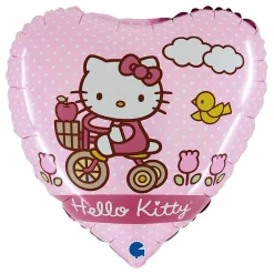 Clearance Ballongkungen AB Folieballon Hjerte Hello Kitty