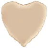 Clearance Ballongkungen AB Folieballon Hjerte Satin Cream