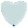 Ballongkungen AB Folieballon Hjerte Satin Pastel Blue - Balloner