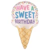 Ballongkungen AB Folieballon Isvaffel Sweet Birthday - Balloner