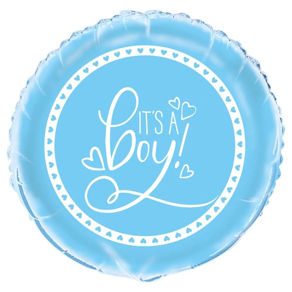 Sale Unique UK Inc t/as Unique Party Folieballon It's A Boy Lyseblå