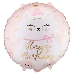 Sale PartyDeco sp. z o.o. Folieballon Kat Happy Birthday