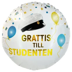 Design House 95 AB Folieballon Konfetti Student - Balloner