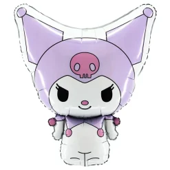Clearance Ballongkungen AB Folieballon Kuromi Lilac Shape