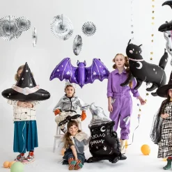 PartyDeco sp. z o.o. Folieballon Lilla Flagermus - Balloner