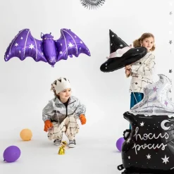 PartyDeco sp. z o.o. Folieballon Lilla Flagermus - Balloner