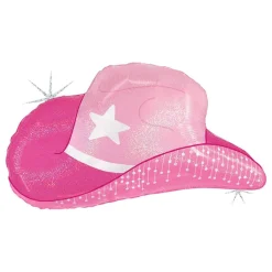 Ballongkungen AB Folieballon Lyserød Cowgirl Hat - Balloner