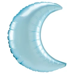 Reithmüller Europe GmbH Folieballon Måne Satin Blå Pastel Shape