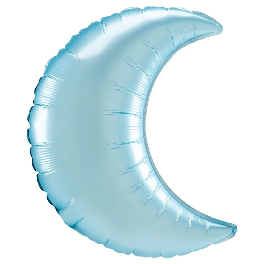 Reithmüller Europe GmbH Folieballon Måne Satin Blå Pastel Shape