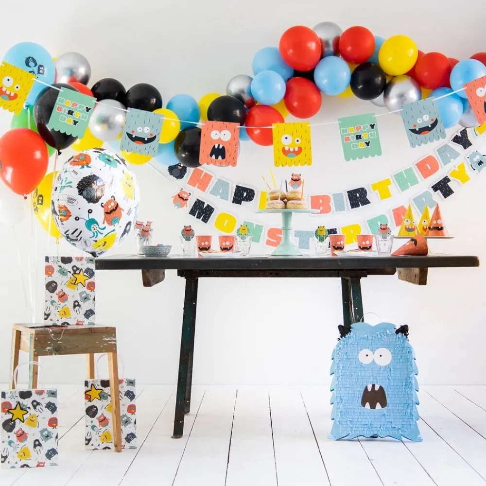 Folat B.V. Folieballon Monster Bash Happy Birthday - Balloner
