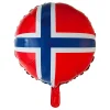 Hot Hisab/Joker Company AB Folieballon Norske Flag
