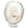PartyDeco sp. z o.o. Folieballon Oh Baby Hvid - Balloner