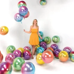 Discount Reithmüller Europe GmbH Folieballon Orbz Ombré Rød & Orange