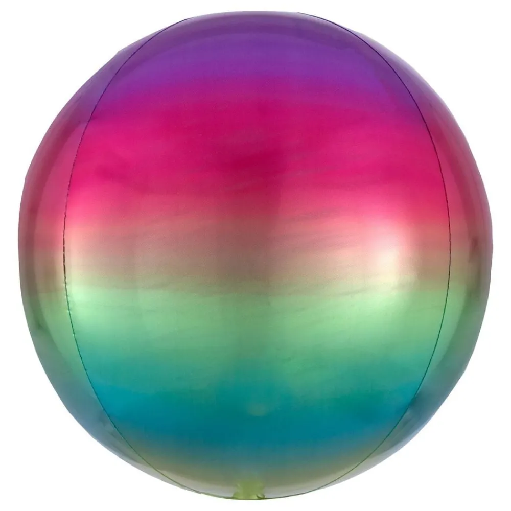 New Reithmüller Europe GmbH Folieballon Orbz Ombré Regnbuefarvet