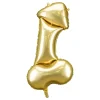 PartyDeco sp. z o.o. Folieballon Penis Guld - Balloner