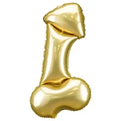 PartyDeco sp. z o.o. Folieballon Penis Guld - Balloner