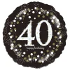 Sale Reithmüller Europe GmbH Folieballon Rund Sparkling Birthday 40