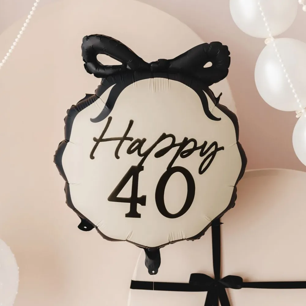 Sale PartyDeco sp. z o.o. Folieballon Sløjfe Happy 40