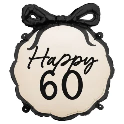 Hot PartyDeco sp. z o.o. Folieballon Sløjfe Happy 60
