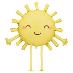 PartyDeco sp. z o.o. Folieballon Sol med Ben - Balloner