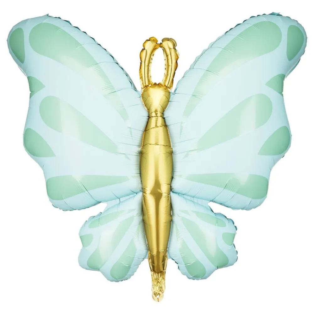PartyDeco sp. z o.o. Folieballon Sommerfugl Turkis - Balloner
