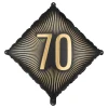 PartyDeco sp. z o.o. Folieballon 70 Sort/Guld - Balloner