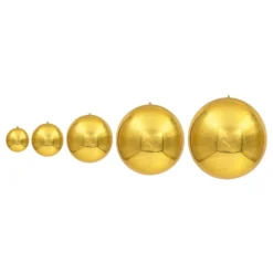Best Ballongkungen AB Folieballon Spejlkugle Guld 3-pak